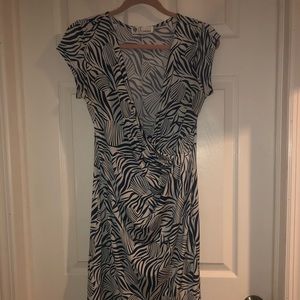 Faux wrap dress